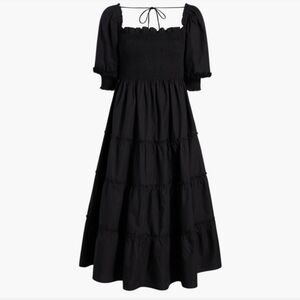 Medium Black Hill House Nesli Nap Dress Medium (Runs Large)